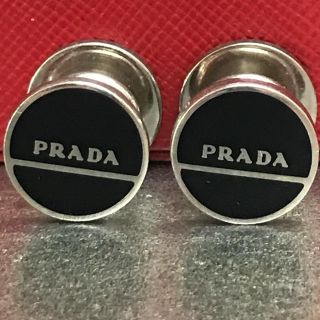 プラダ(PRADA)のプラダ カフス カフスボタン ブラック(カフリンクス)