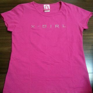 エックスガール(X-girl)のX-GIRL Tシャツ ピンク(Tシャツ(半袖/袖なし))