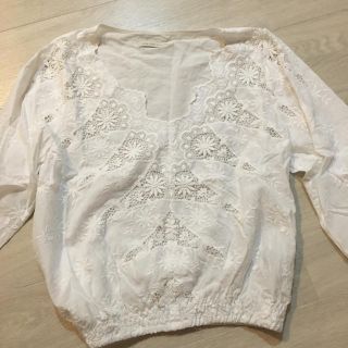 ルカ(LUCA)のluca 刺繍ブラウス(シャツ/ブラウス(半袖/袖なし))