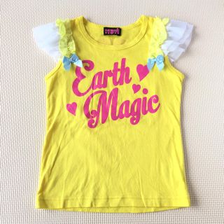 アースマジック(EARTHMAGIC)のアースマジック☆レース付タンクトップ120㎝(Tシャツ/カットソー)