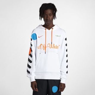 NIKE off-white ナイキ パーカー オフホワイト　XL