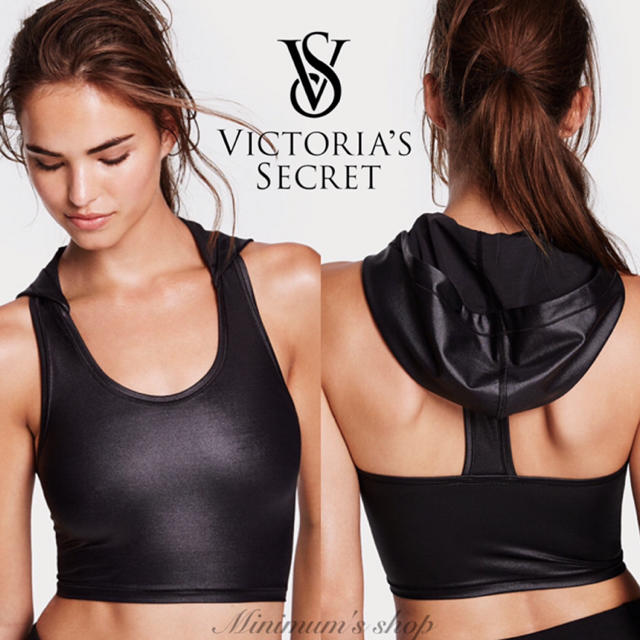 Victoria's Secret(ヴィクトリアズシークレット)のVSスリーブレスクロップドフディー レディースのトップス(タンクトップ)の商品写真