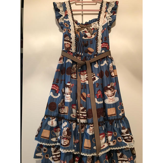 Angelic Pretty - Cream Cookie Parade JSK オーバーニーセットの通販