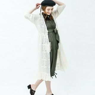 アクシーズファム(axes femme)のaxes femme 総レースガウン (カーディガン)