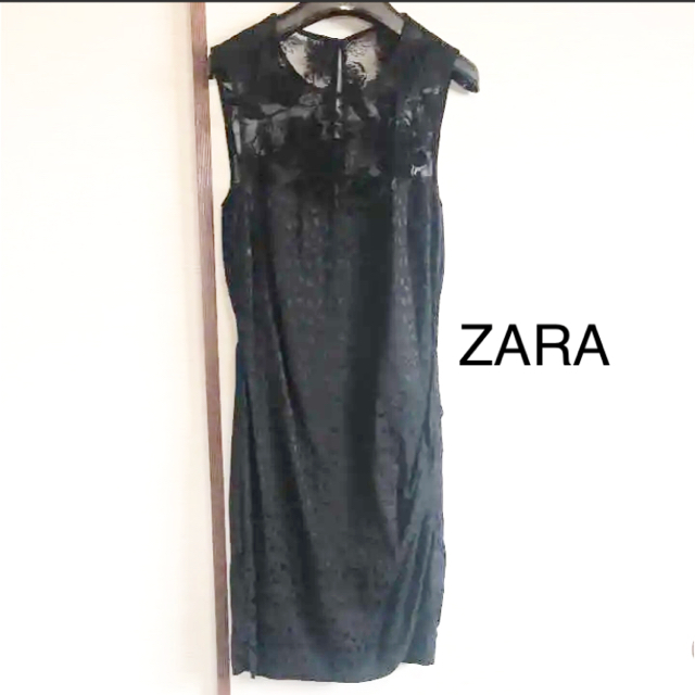 ZARA(ザラ)のZARA ブラック ワンピ レディースのワンピース(ミニワンピース)の商品写真