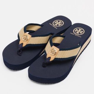 トリーバーチ(Tory Burch)の【新品未使用】トリーバーチ ビーチサンダル サイズ6M 保存袋付き(ビーチサンダル)