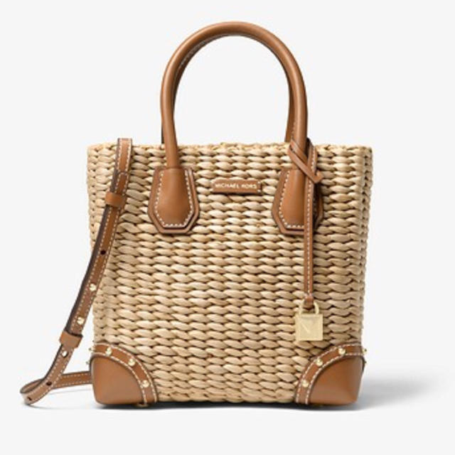 Michael Kors(マイケルコース)の新品マイケルコース ❤︎Malibu Woven Straw Crossbody レディースのバッグ(かごバッグ/ストローバッグ)の商品写真