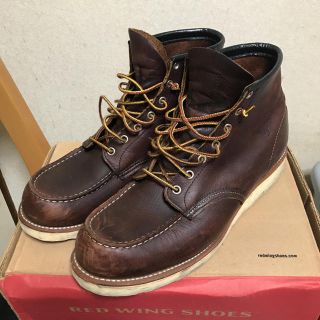 レッドウィング(REDWING)のRED WING MOC TOE us12  (ブーツ)