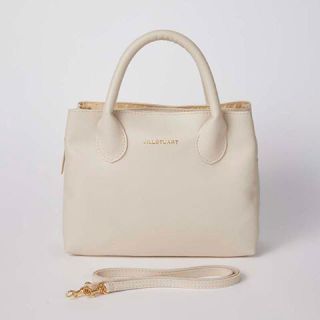 ジルスチュアート(JILLSTUART)の【JILLSTUART】ショルダー付き 3ポケット トートバッグ (アイボリー)(ショルダーバッグ)