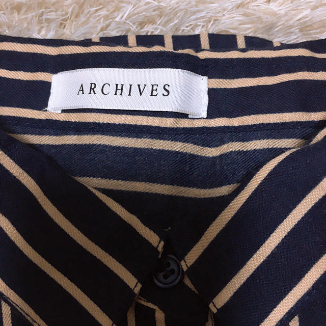 archives(アルシーヴ)のarchive ストライプシャツ レディースのトップス(シャツ/ブラウス(長袖/七分))の商品写真