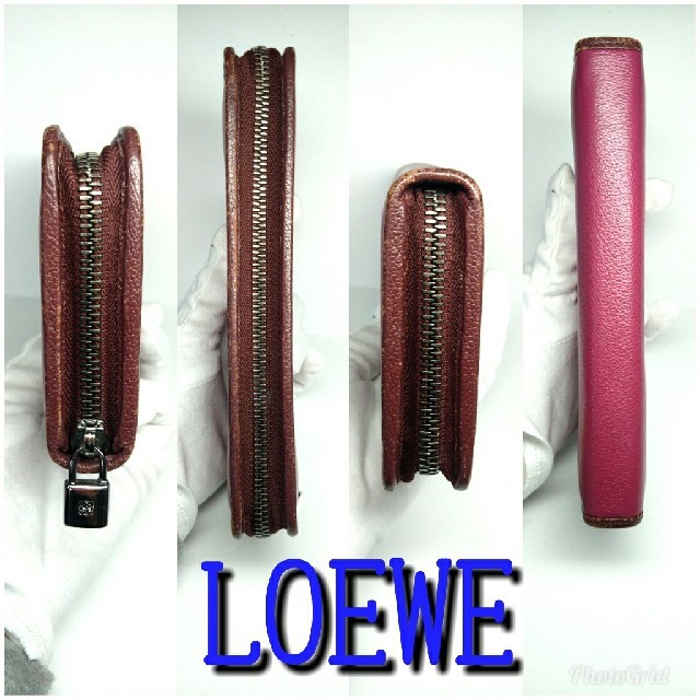 LOEWE(ロエベ)のロエベ LOEWE 財布 長財布 ジッピー ピンク 正規品 レディースのファッション小物(財布)の商品写真