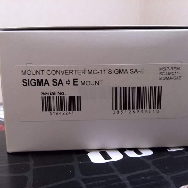 SIGMA(シグマ)のSIGMA マウントコンバーター MC-11 シグマSA-E用 シグマ スマホ/家電/カメラのカメラ(デジタル一眼)の商品写真