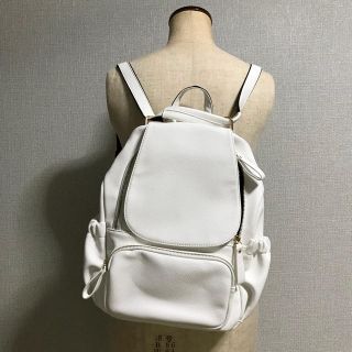 ユメテンボウ(夢展望)の新品 2way リュック ショルダー リュックサック ショルダーバッグ 白(リュック/バックパック)