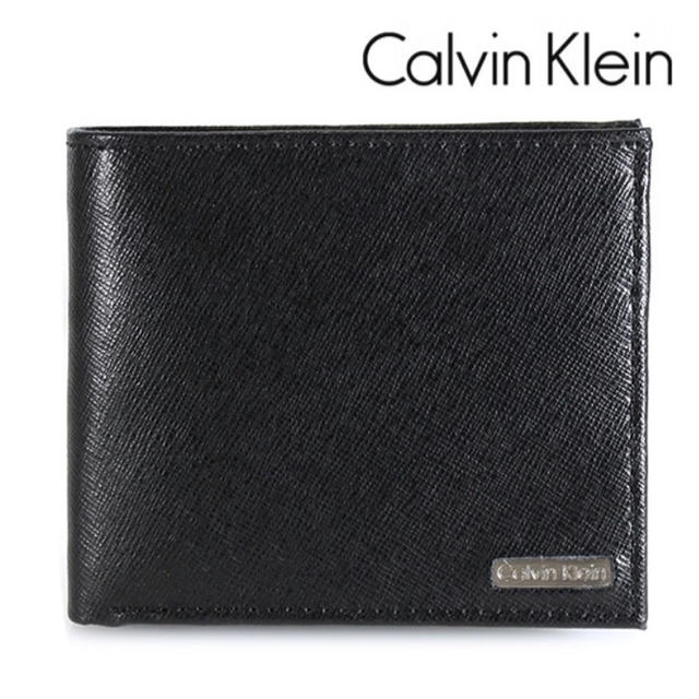 Calvin Klein(カルバンクライン)の新品 カルバンクライン 二つ折り財布 サファイアーノレザー 79393 メンズのファッション小物(折り財布)の商品写真