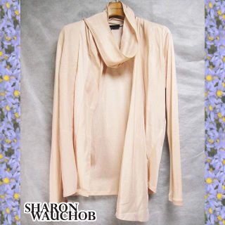 Sharon Wauchob - 新品未使用 シャロンワコブ リボン付ジップアップシルク製ブラウス