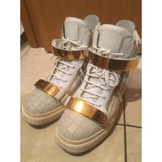 ジュゼッペザノッティ(GIUZEPPE ZANOTTI)のgiuseppe zanotti ジュゼッペ ザノッティ ホワイト スニーカー(スニーカー)