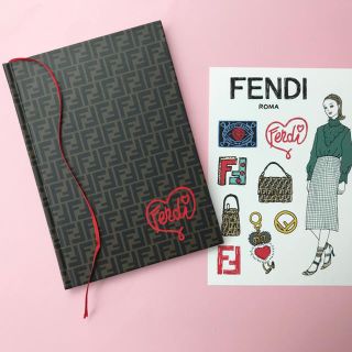 フェンディ(FENDI)のSPUR 8月号 付録 FENDI ノートブック(ノート/メモ帳/ふせん)