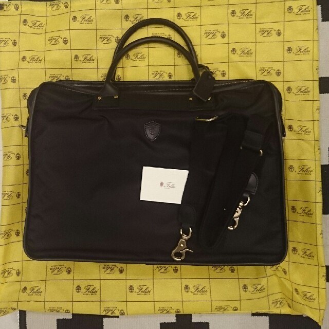 フェリージ*ビジネスバッグ*黒*新品** - ビジネスバッグ