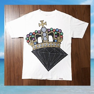 シュプリーム(Supreme)のdiamond supply　ダイアモンドサプライ Tシャツ　白(Tシャツ/カットソー(半袖/袖なし))