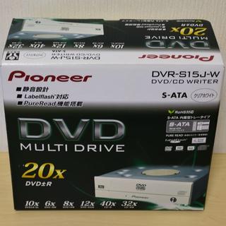 パイオニア(Pioneer)のPioneer DVDマルチドライブ静音 DVR-S15J-W 白(PC周辺機器)