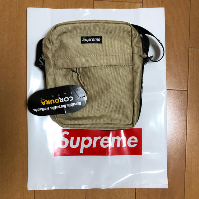 Supreme Shoulder Bag 18ss (Tan)
