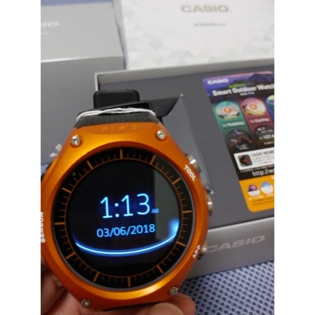 CASIO - 送料込！カシオ スマート アウトドア ウォッチ オレンジWSD