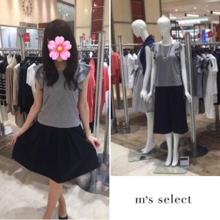 エムプルミエ(M-premier)のmia様専用♡m's select  肩フリルカットソー 36(カットソー(半袖/袖なし))