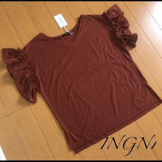 イング(INGNI)の新品INGNI フレアスリーブトップス✩*゜(カットソー(半袖/袖なし))