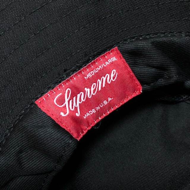 Supreme(シュプリーム)の送料込 黒 M/L Corduroy Mesh Crusher メンズの帽子(ハット)の商品写真