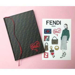 フェンディ(FENDI)のラクマ最安値！SPUR8月号付録 FENDI「FFロゴ」ノートブック(ノート/メモ帳/ふせん)