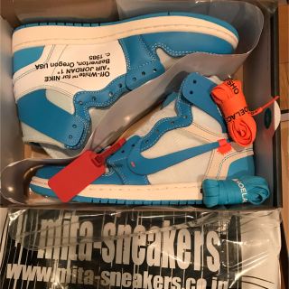 オフホワイト(OFF-WHITE)のNIKE OFF WHITE AIR JORDAN 1(スニーカー)