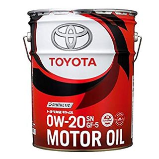 トヨタ(トヨタ)のTOYOTA(トヨタ) エンジンオイル トヨタ純正 0w-20 20L(メンテナンス用品)