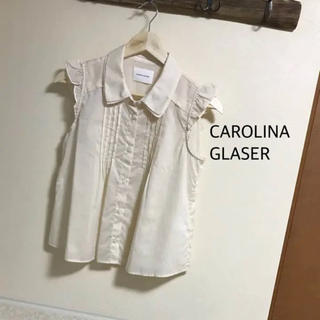 カロリナグレイサー(CAROLINA GLASER)の新品 CAROLINA GLASER ブラウス  ノースリーブ(シャツ/ブラウス(半袖/袖なし))