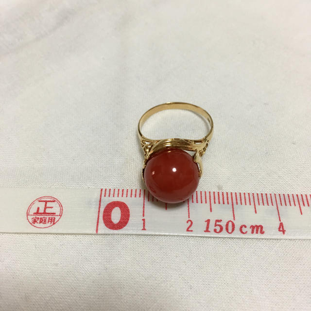 sango 指輪の通販 by gh5298's shop｜サンゴならラクマ - 赤珊瑚 最新作特価