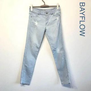 ベイフロー(BAYFLOW)の【美品】bayflow ダメージスキニーデニム(デニム/ジーンズ)