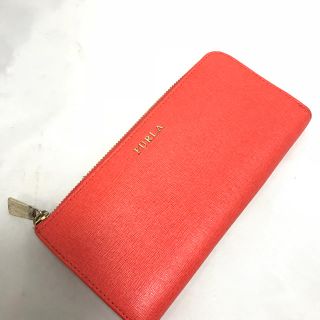 フルラ(Furla)の【emis様専用】FURLA フルラ L字ファスナー 長財布 オレンジ レッド(財布)