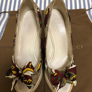 グッチ(Gucci)の正規品GUCCIウェッジソールサンダル(サンダル)