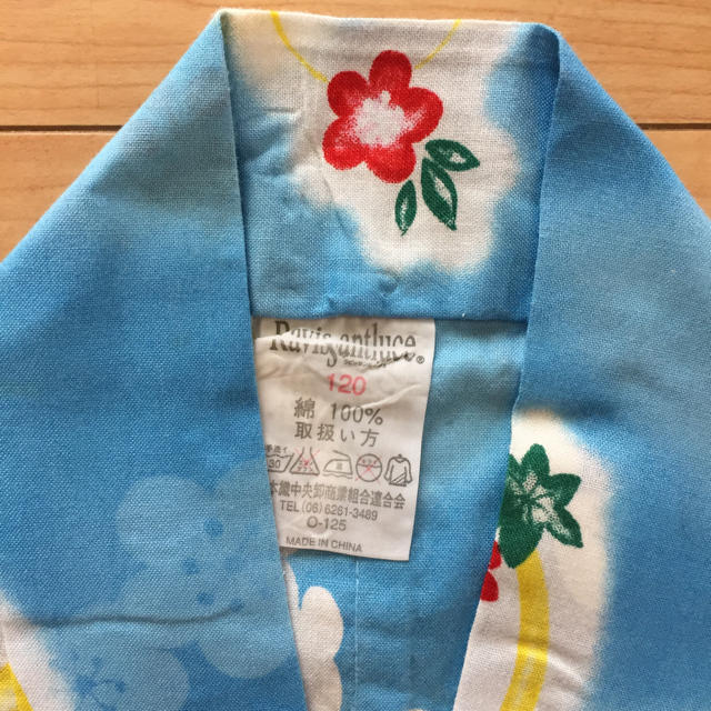 浴衣 女の子 120 キッズ/ベビー/マタニティのキッズ服女の子用(90cm~)(甚平/浴衣)の商品写真