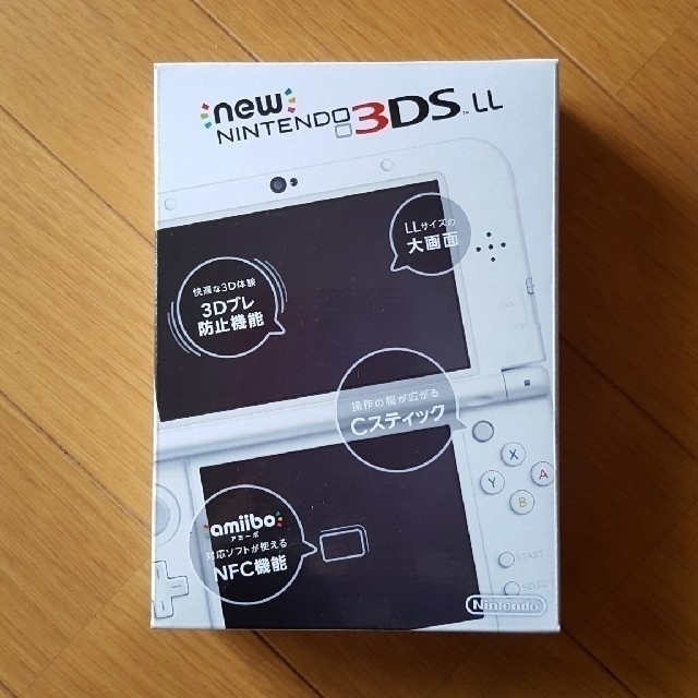 New　任天堂　3DSLL　本体　新品未使用　パールホワイト