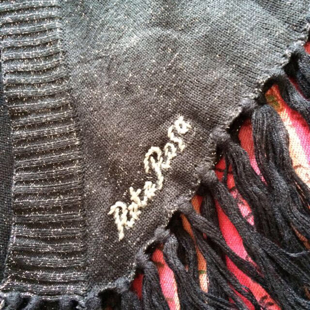 EL RODEO(エルロデオ)のローテ  ローザ☆ニットポンチョ レディースのジャケット/アウター(ポンチョ)の商品写真