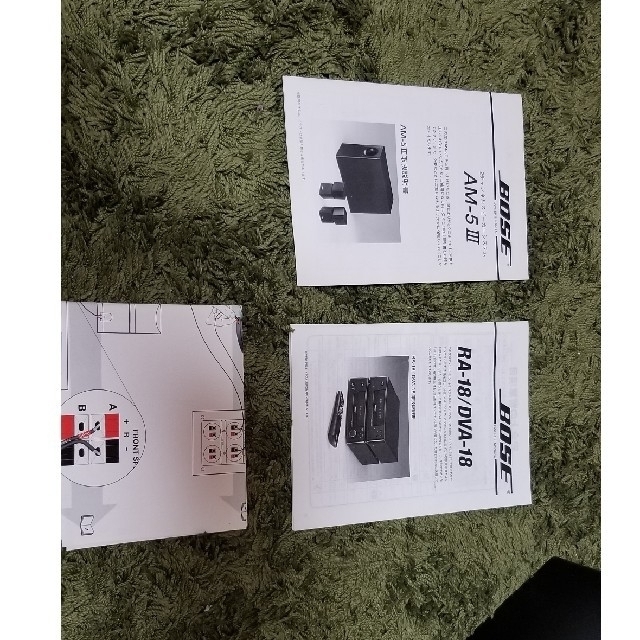 BOSE AM-5Ⅲ BOSE RA-18 DVA-18 BOSE AM-5Ⅲ BOSE RA-18 DVA-18