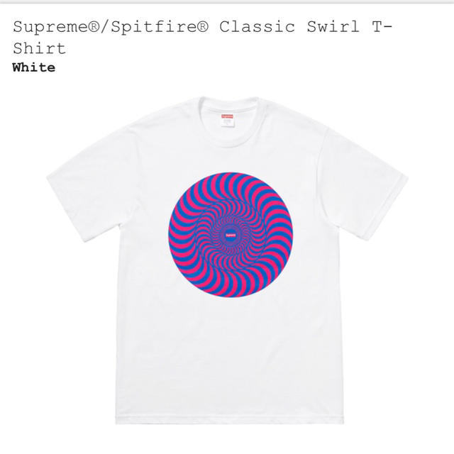 Supreme®/Spitfire® Classic Swirl T-Shirt