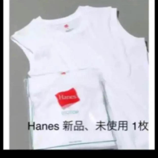 Adam et Rope'(アダムエロぺ)のHanes FOR BIOTOP ノースリーブ 袖なし 1枚 レディースのトップス(Tシャツ(半袖/袖なし))の商品写真