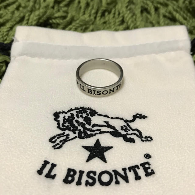 IL BISONTE(イルビゾンテ)のIL BISONTE  ロゴリング メンズのアクセサリー(リング(指輪))の商品写真