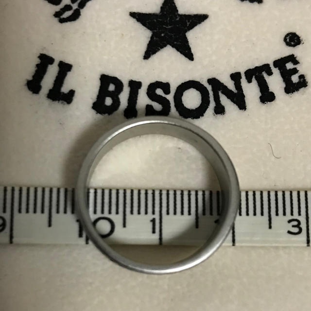 IL BISONTE(イルビゾンテ)のIL BISONTE  ロゴリング メンズのアクセサリー(リング(指輪))の商品写真