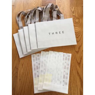 スリー(THREE)のTHREE  スリー ショッパー ショップ袋(ショップ袋)