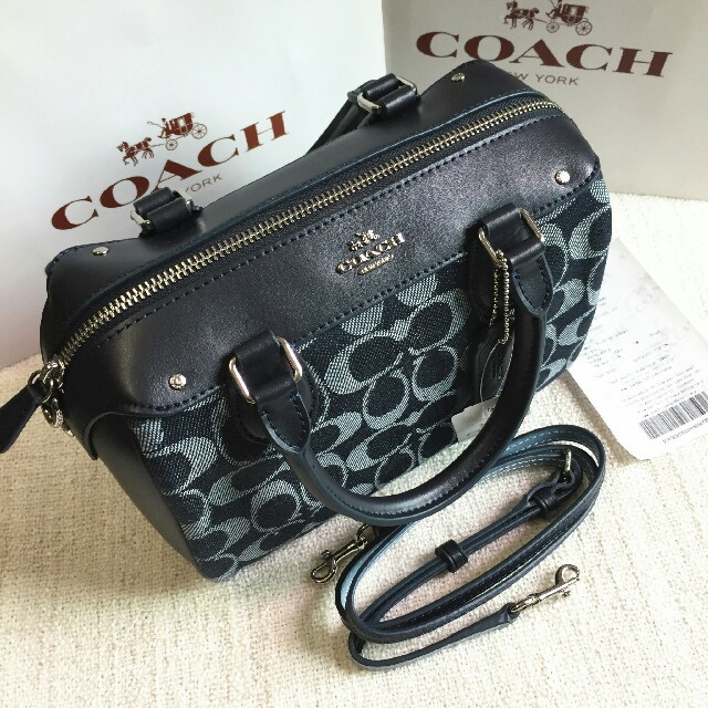 COACH(コーチ)のCOACHコーチ正規品ショルダーバッグ F57619 デニム レディースバッグ レディースのバッグ(ショルダーバッグ)の商品写真