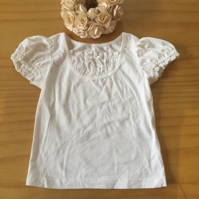 Catherine Cottage(キャサリンコテージ)の新品✨キャサリンコテージ♡バレリーナTシャツ♡ホワイト♡110✨ キッズ/ベビー/マタニティのキッズ服女の子用(90cm~)(Tシャツ/カットソー)の商品写真