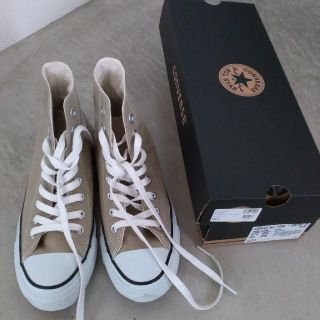 コンバース(CONVERSE)のコンバースCONVERSE　オールスターALL STARハイカットベージュ25(スニーカー)