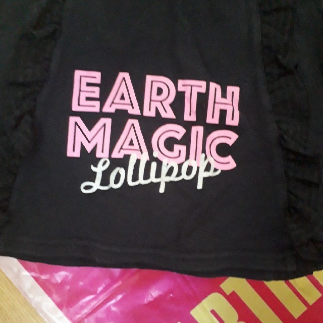 EARTHMAGIC(アースマジック)のアースマジック  マフィーリボンスカート 150 キッズ/ベビー/マタニティのキッズ服女の子用(90cm~)(スカート)の商品写真